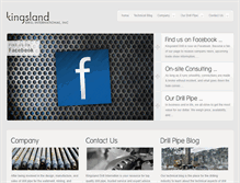 Tablet Screenshot of kingslanddrill.com